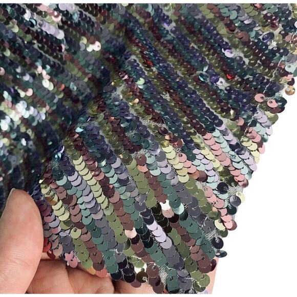 For Love and Lemons Showtime Sequin Mini Dress Womens Small Multicolor NWT $255 - Picture 9 of 13